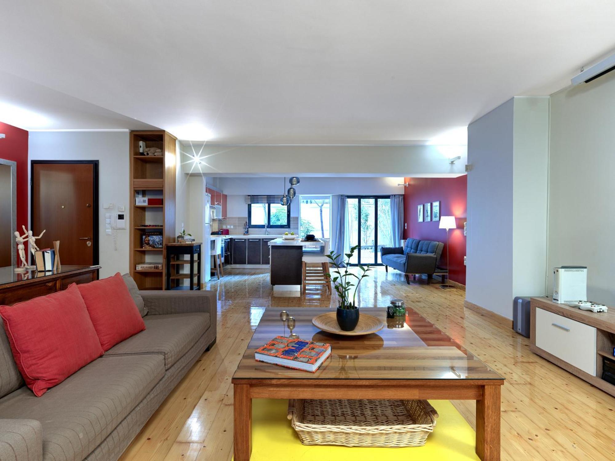 Koukaki garden escape child friendly apartment Athena Bagian luar foto